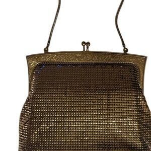 Glomesh vintage gold branded ladies evening handbag.